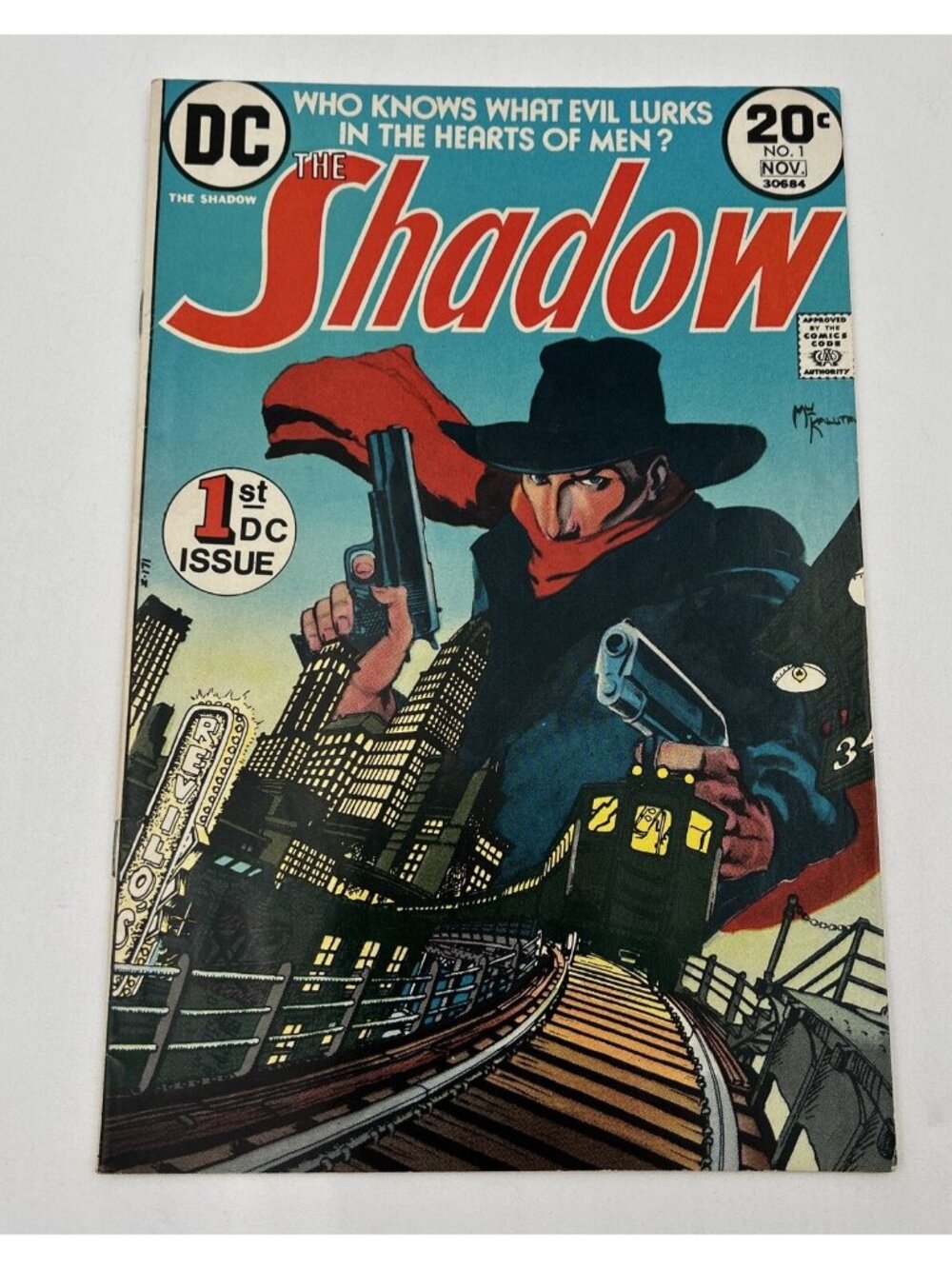 Shadow #1 November 1973 Bronze Age DC Comics Mike Kaluta Art Comic Book